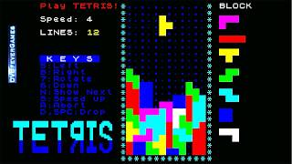 TETRIS (2026) - 48K ZX Spectrum 2026 game! - DVDfeverGames