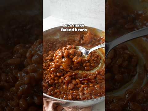 The EASIEST baked beans recipe.