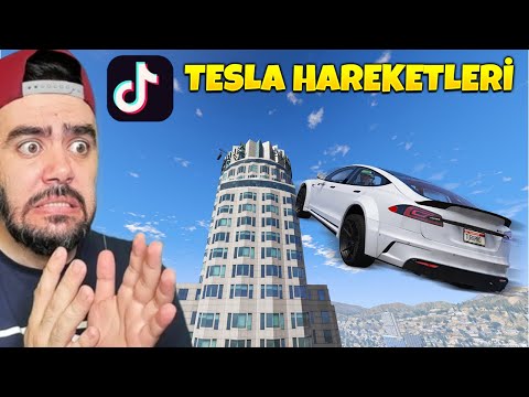 99.9% IMKANSIZ TESLA TIKTOK HAREKETLERINI YAPTIM - GTA 5 MODS