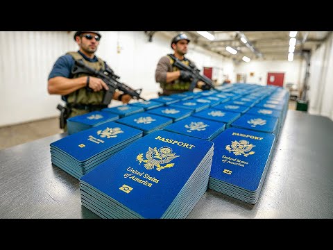 How U.S. Passports Are Made - Inside a Government Security Printing Facility