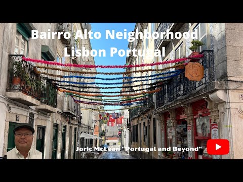 Tour pelo Bairro Alto de Lisboa - Portugal Travel Vlog @JoricMcLean
