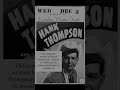 On this day in country music history in 1959 Hank Thompson hit the charts #countrymusic #50smusic
