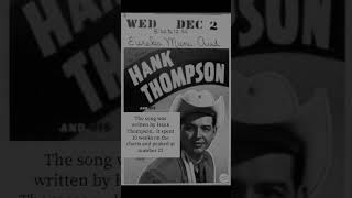 On this day in country music history in 1959 Hank Thompson hit the charts #countrymusic #50smusic