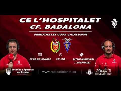 Gol Salinas C. E. L'Hospitalet - C. F. Badalona Semifinales Copa catalunya (1-2)