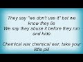 Uk Subs - Chemical War Lyrics