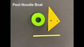 DIY Pool Noodle Boat