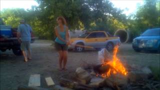 Celebrating FREEDOM from the 8-5 . . .  Bra Burning Party!