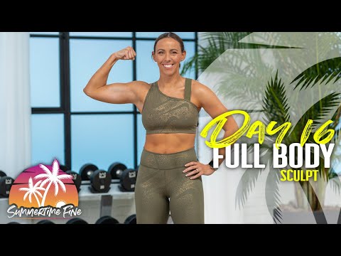 40 Minute Full Body At-Home Sculpt Workout | STF 2023 - Day 16