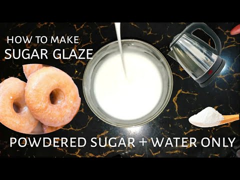 Sugar glaze for donuts 😯 Krispy Kreme sugar glaze, how it is made? Sugar glazed donut recipe