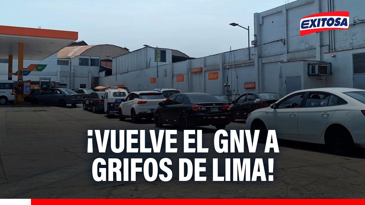 🔴🔵 GNV está siendo restablecido de forma progresiva en grifos de Lima Metropolitana