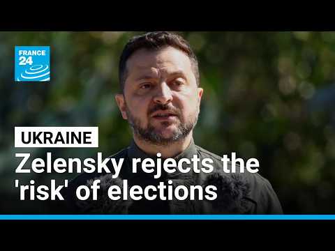 President Zelensky says having elections in Ukraine would 'destroy the country'