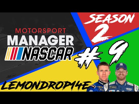 Motorsport Manager NASCAR Mod S2 Ep.9 - 1st and 3rd on Phoenix Oval! (Carl Edwards Wins)