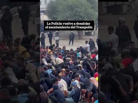 🚨 Desalojo masivo en Ceuta: la Policía actúa en la playa del Trampolín