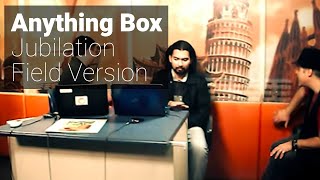 Anything Box / Claude S. Performing Jubilation on Brazilian TV Using Found Sounds on Set.