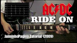 Guitar Lesson - &quot;Ride On&quot; (AC/DC) Original JaiminhoPagina Series (2009)