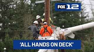 'All hands on deck': PGE spokesperson talks power outage response