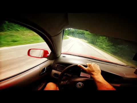 ŠKODA OCTAVIA 1 - POV Drive on forest road (Banka - SLOVAKIA)
