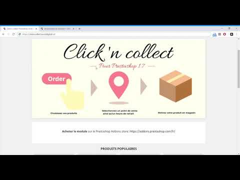 Prestashop Module - Click'n collect - Pick up your order in-store