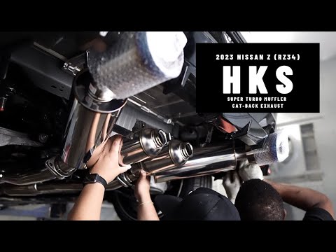 HKS Full Dual Muffler Cat-Back Install | 2023 Nissan Z