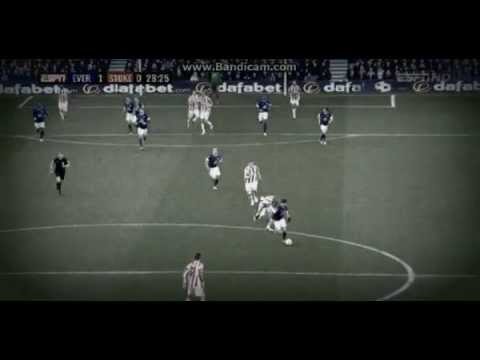 Everton's Kevin Mirallas scores a sublime solo goal against Stoke 30.03.2013