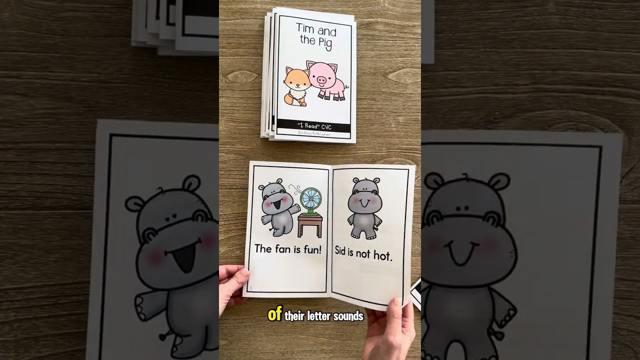 CVC Decodable Books for Early Readers