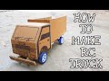How To Make Model Truck From Cardboard At Home