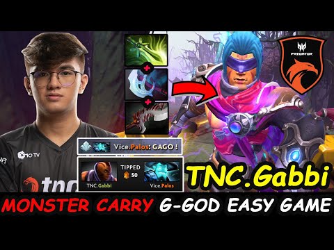 TNC Gabbi Anti Mage Monster Carry Fast Farm Easy MMR Dota 2 pro Gameplay