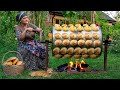 Village Style Meat Pies Cooked On A Barrel
