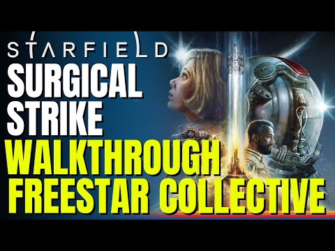STARFIELD - Surgical Strike Quest | Search for clues | How to exit Abandoned Asteroid Mine