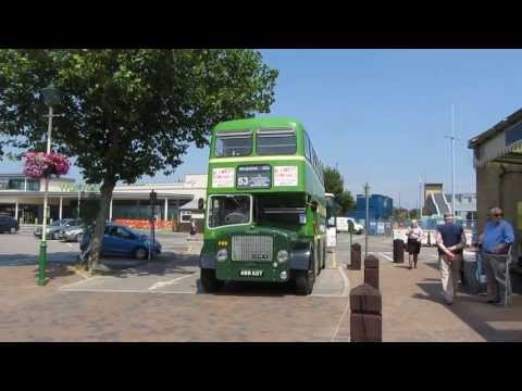 Aldershot & District Dennis Loline III 488 , 488 KOT departs Alton Station