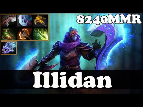 Dota 2 - Illidan 8200 MMR Plays Anti-Mage vol 6 - Ranked Match Gameplay