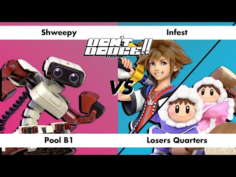 DON'T DODGE!! Shweepy (ROB) vs Infest (Sora/Ice Climbers) [Pool B1 Losers Quarters]