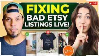 Critiquing Etsy Print On Demand Listings LIVE