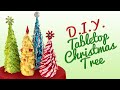 DIY Tabletop Christmas Tree 