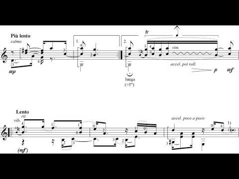 Eric Penicaud - Violão do Brasil for Guitar (1999) [Score-Video]