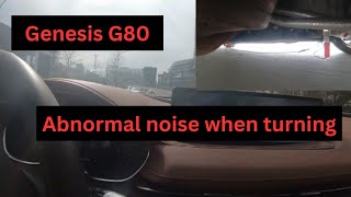 Genesis G80 ABNORMAL NOISE