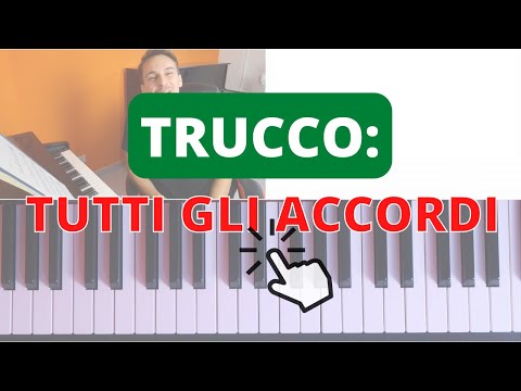 TRUCCO: Impara TUTTI GLI ACCORDI al Piano in 2 minuti (solo per principianti)