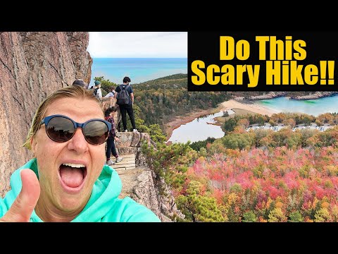 , title : 'Maine's Scariest Hike??  The Beehive Trail In Acadia National Park | Top Things To Do in Acadia!'
