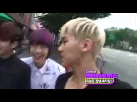 MYNAME Seyong, JunQ, Insoo dancing, singing PSY's Gangnam Style - MTV Diary E20