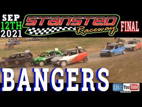 Stansted Raceway. Bangers.  FINAL. 12th SEPTEMBER 2021. Stock car. Full contact Banger racing.