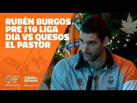 Rubén Burgos pre J10 Liga Dia vs Quesos El Pastor