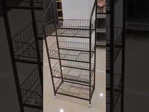 Wall mounted chips display rack, 3 feet