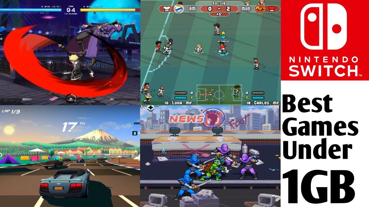 TOP 50 UNDER 1GB GAMES FOR SWITCH RECOMMENDED
