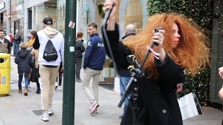 CRAZY WOMAN SHOCKS PEOPLE WITH PERFORMANCE!! Zombie The Cranberries - Allie Sherlock cover