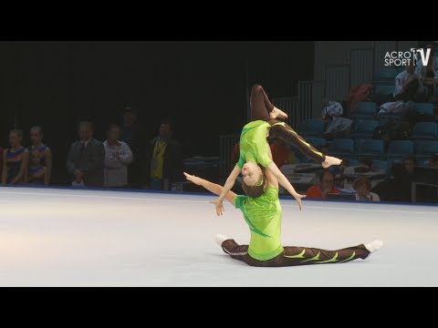 Sachsenpokal Riesa 2012 Age Group Balance Mixed Pair Germany - Mara Dittrich, Richard Kretzschmar