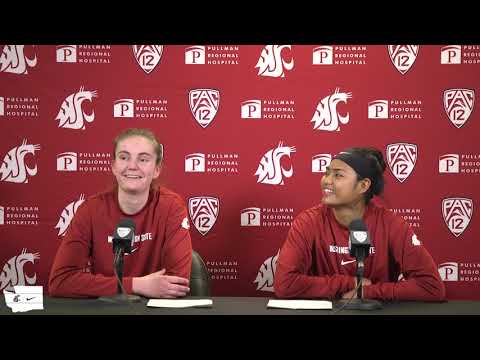 WSU WBB: Jovana Subasic & Chanelle Molina Post BYU 11/9/19