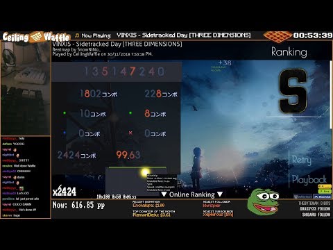 617pp | VINXIS - Sidetracked Day [THREE DIMENSIONS] (99.63%) (FC)