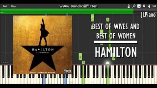 Best of Wives and Best of Women - Hamilton (Synthesia Piano & Vocal Cover) *SHEET MUSIC*