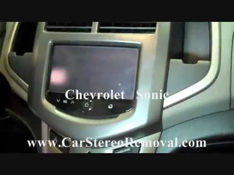 Chevrolet Sonic Car Audio - How to Remove Car Stereo = Car Stereo HELP