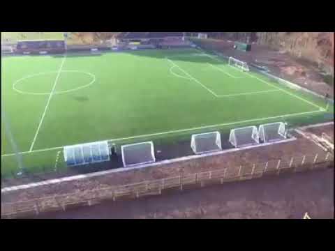 Drone footage of Ascot United FC